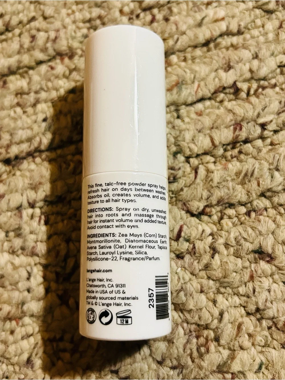 Lange Star Dust Dry Shampoo Powder — White. New & Sealed